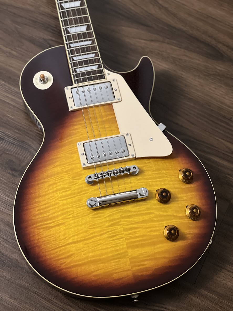 Tokai LS-136F TB Love Rock Japan in Tea Burst with AAAA Flame Top