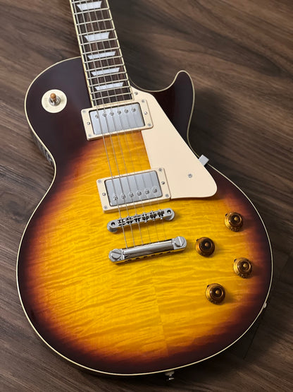 Tokai LS-136F TB Love Rock Japan in Tea Burst with AAAA Flame Top S/N 2349117