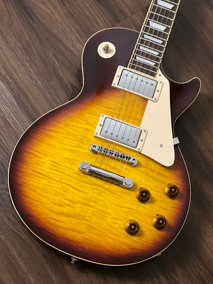 Tokai LS-136F TB Love Rock Japan in Tea Burst with AAAA Flame Top S/N 2349118