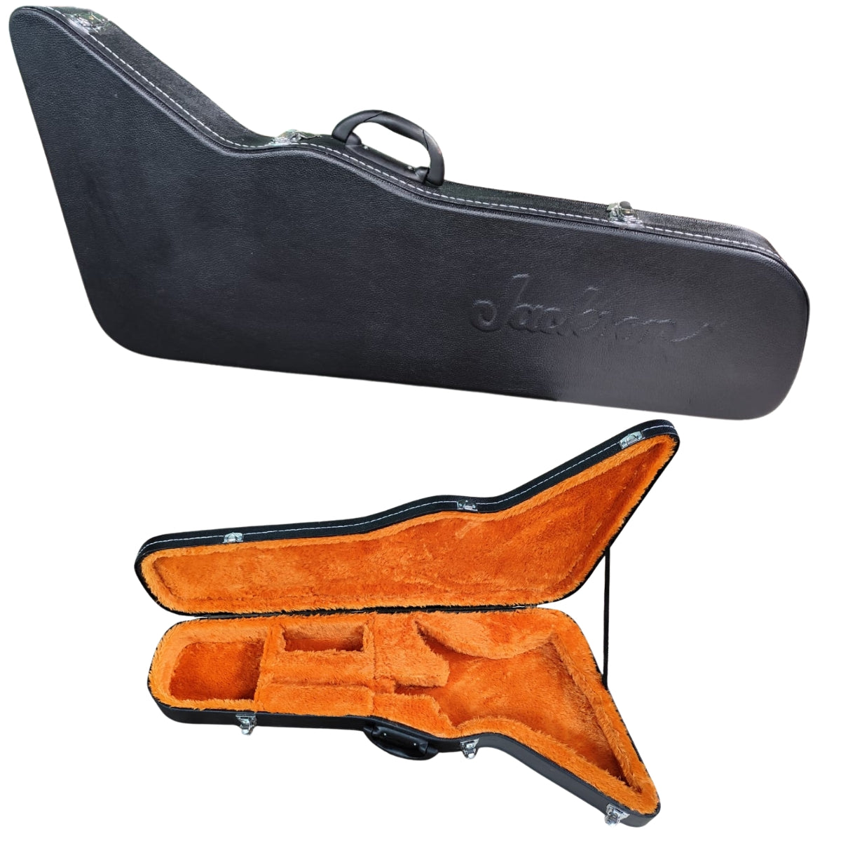 MOD Case Jackson Half Flat Wooden Case in Black for Kelly Body Shape