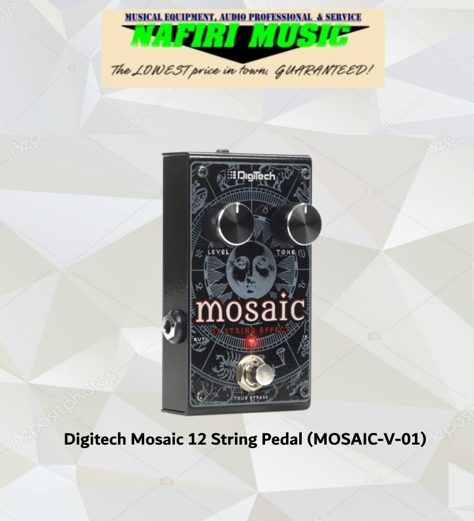 Digitech Mosaic V01 Polyphonic 12-string Effect Pedal – nafiriguitar.com