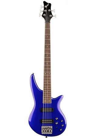 Jackson JS Series Concert Bass JS3 with Amaranth FB in Indigo Blue