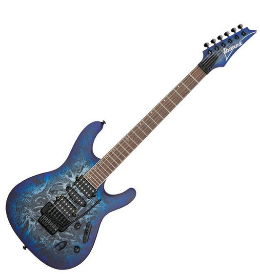 Ibanez Premium S1070PBZ in Cerulean Blue Burst