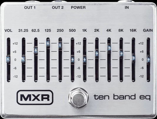 MXR M108S 10-Band Graphic EQ Guitar Effects Pedal