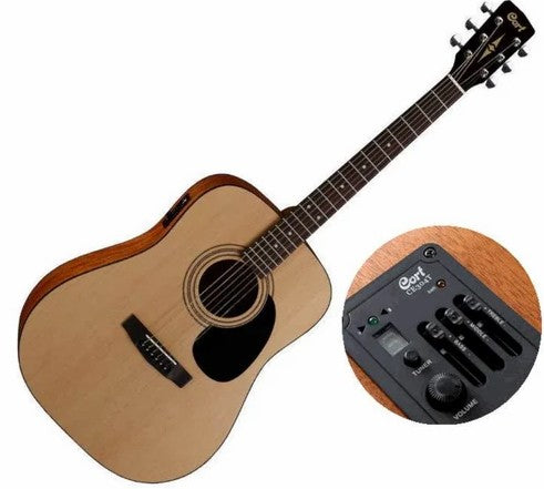 CORT AD810E OP Electric Acoustic in Open Pore Natural