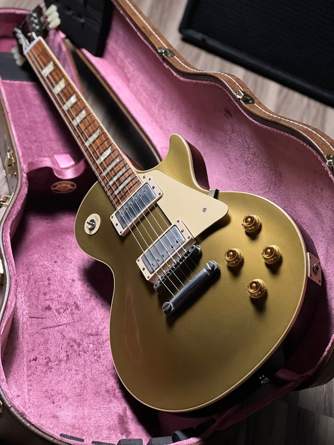 Gibson 1957 Les Paul Gold Top Reissue Vos in Double Gold w/ Case 791298