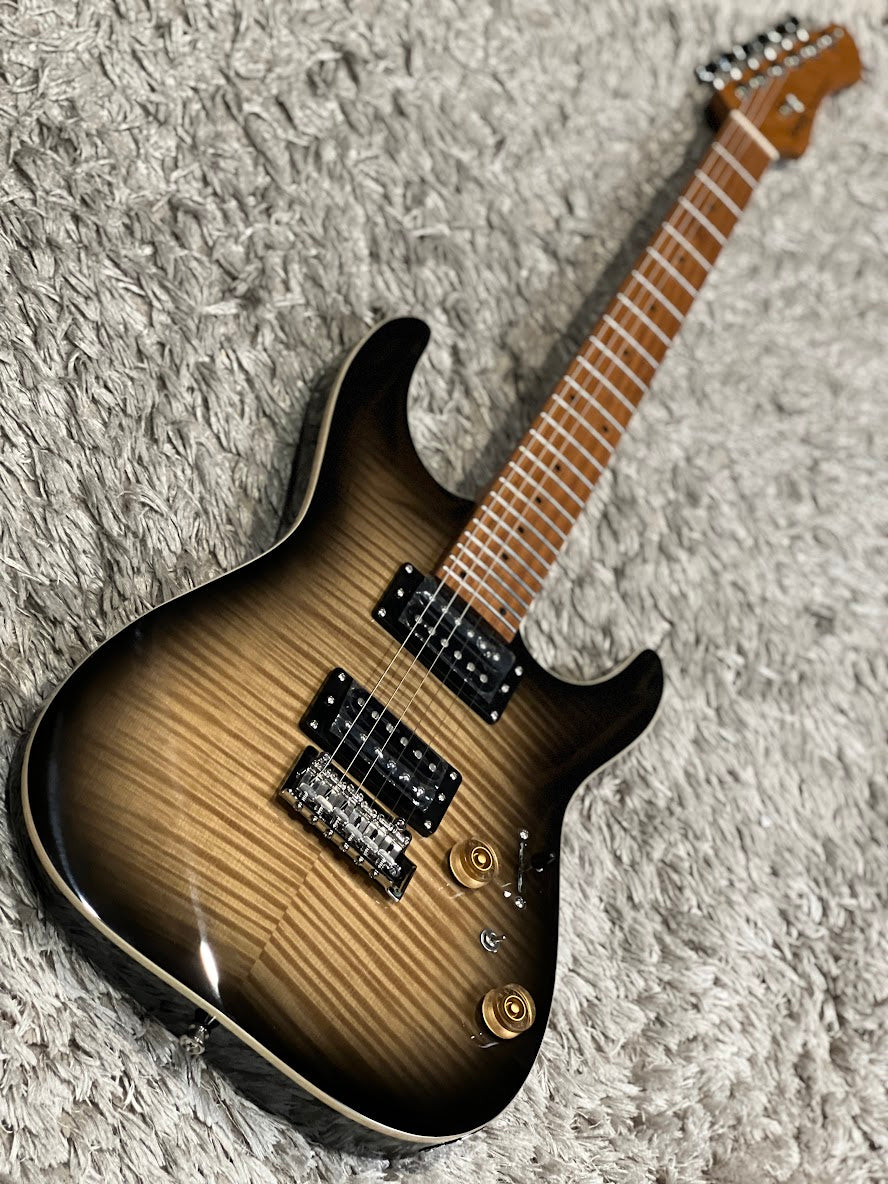 SQOE SEIB650 HH Roasted Maple Series in Charcoal Black Burst