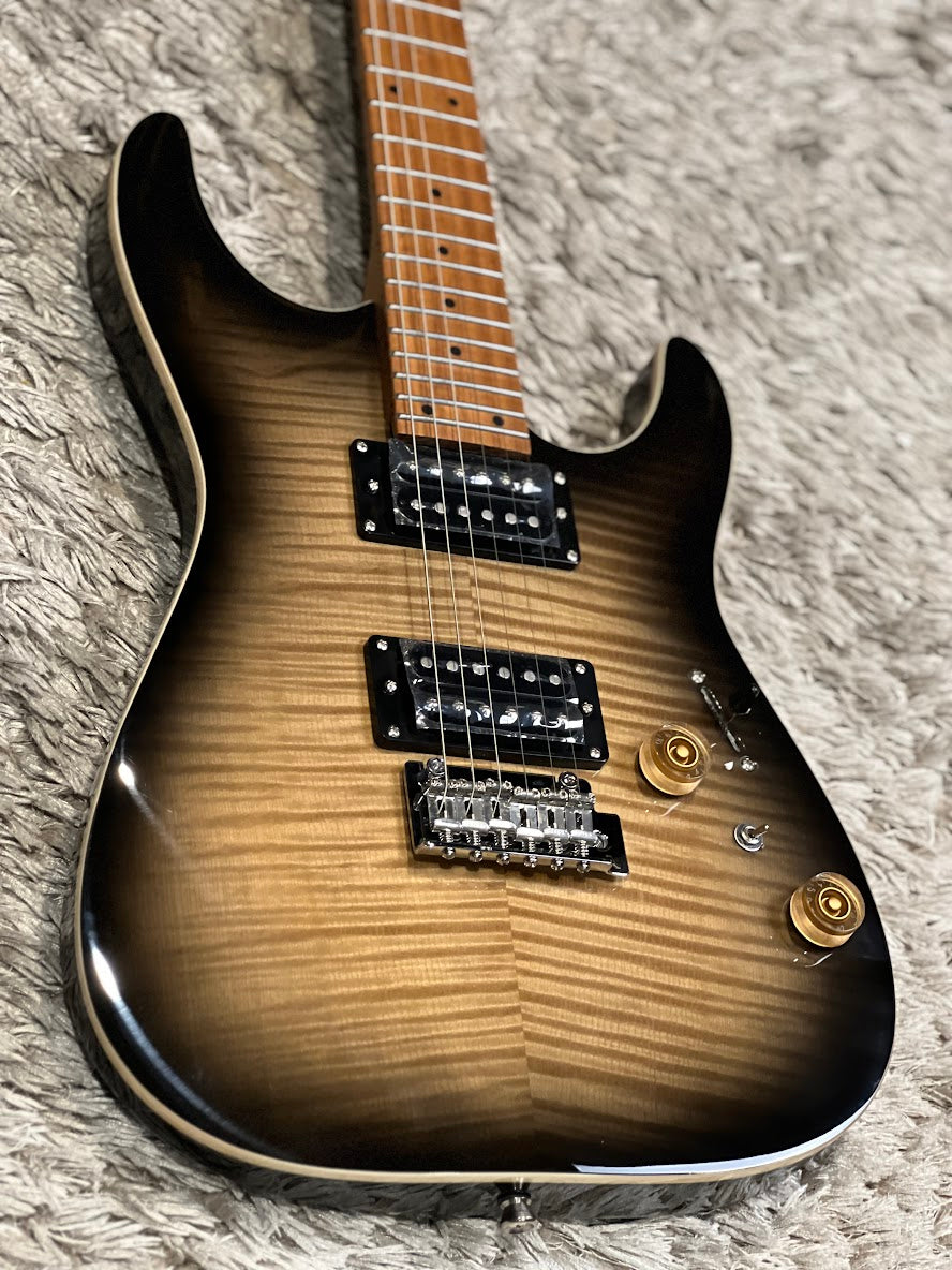 SQOE SEIB650 HH Roasted Maple Series in Charcoal Black Burst