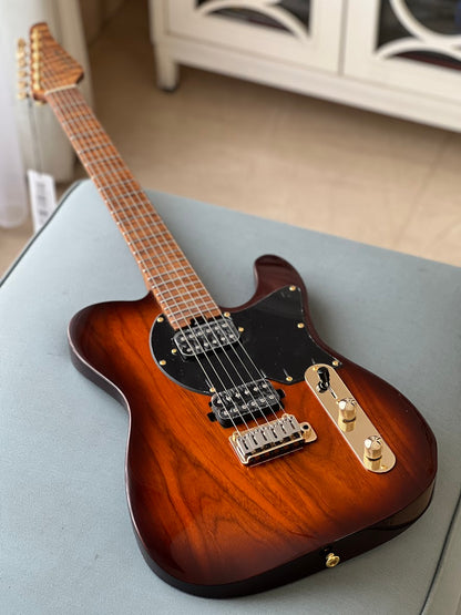 Soloking MT-1 Classic 22 HH FMN with Walnut Top in Shaded Edgeburst Nafiri Special Run