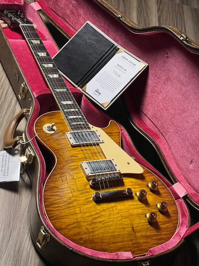 Gibson Custom Shop Murphy Lab 1959 Les Paul Standard Ultra Light Aged in Dirty Lemon Burst