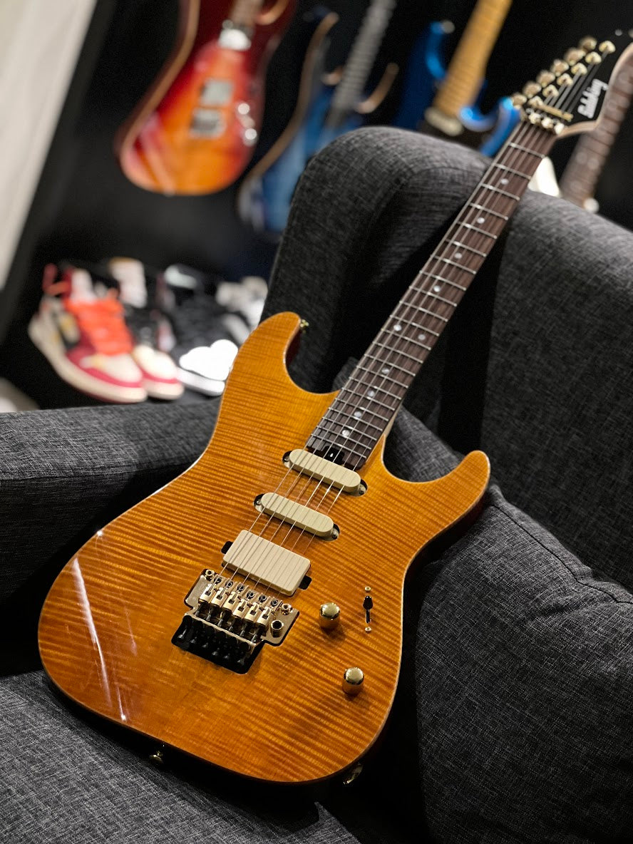 Soloking MS-1 Custom 22 HSS FR Elite in Amber Nafiri Special Run