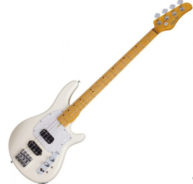 Schecter CV-4 Bass in Ivory