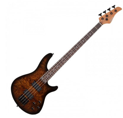 Schecter C-4 Standard Electric Bass in Tobacco Burl