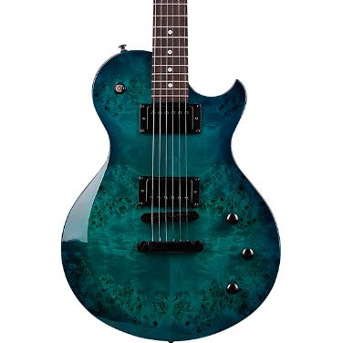 Schecter Solo-II Standard in Ocean Blue Burst Burl
