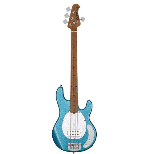 Sterling by Music Man Ray34 4-String Bass in Blue Sparkle
