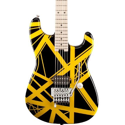 EVH Striped Series in Black with Yellow Stripes