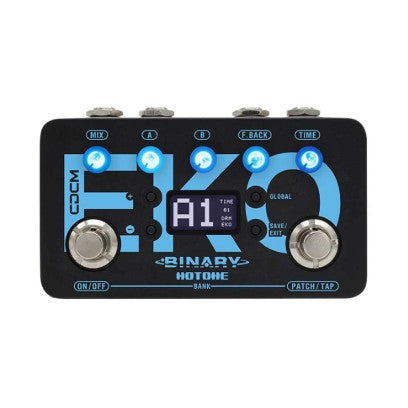 Hotone Binary Eko Delay Guitar Effects Pedal