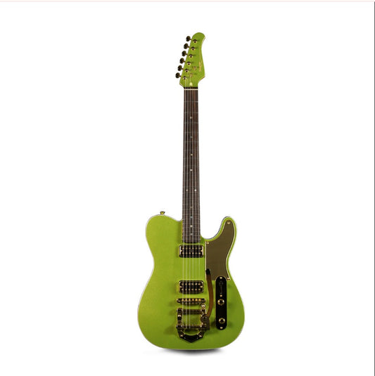 SQOE SETL1000FR Premium Caston Series Professional Limited Edition in Lime Green