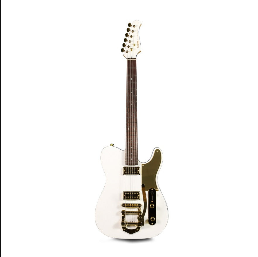 SQOE SETL1000FR Premium Caston Series Professional Limited Edition in Pearl White
