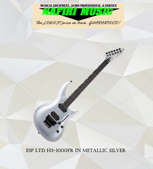 ESP LTD H3-1000FR in Metallic Silver