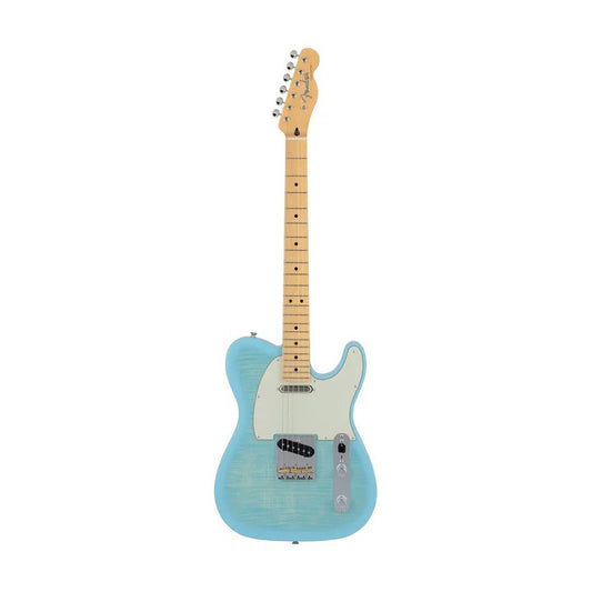 Fender Japan Hybrid II Telecaster With Maple FB In Celeste Blue