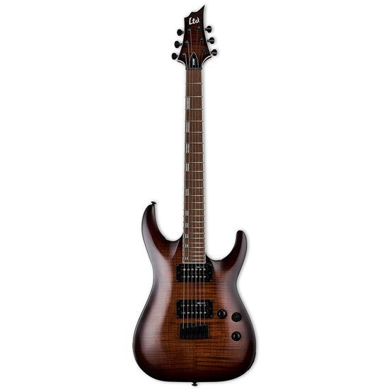 ESP LTD H-200FM In Dark Brown Sunburst