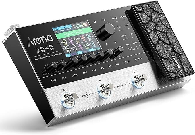 DONNER Arena 2000 マルチエフェクトプロセッサー Arena 2000 Multi-Effect Guitar Pedal AMP Modeling Processor