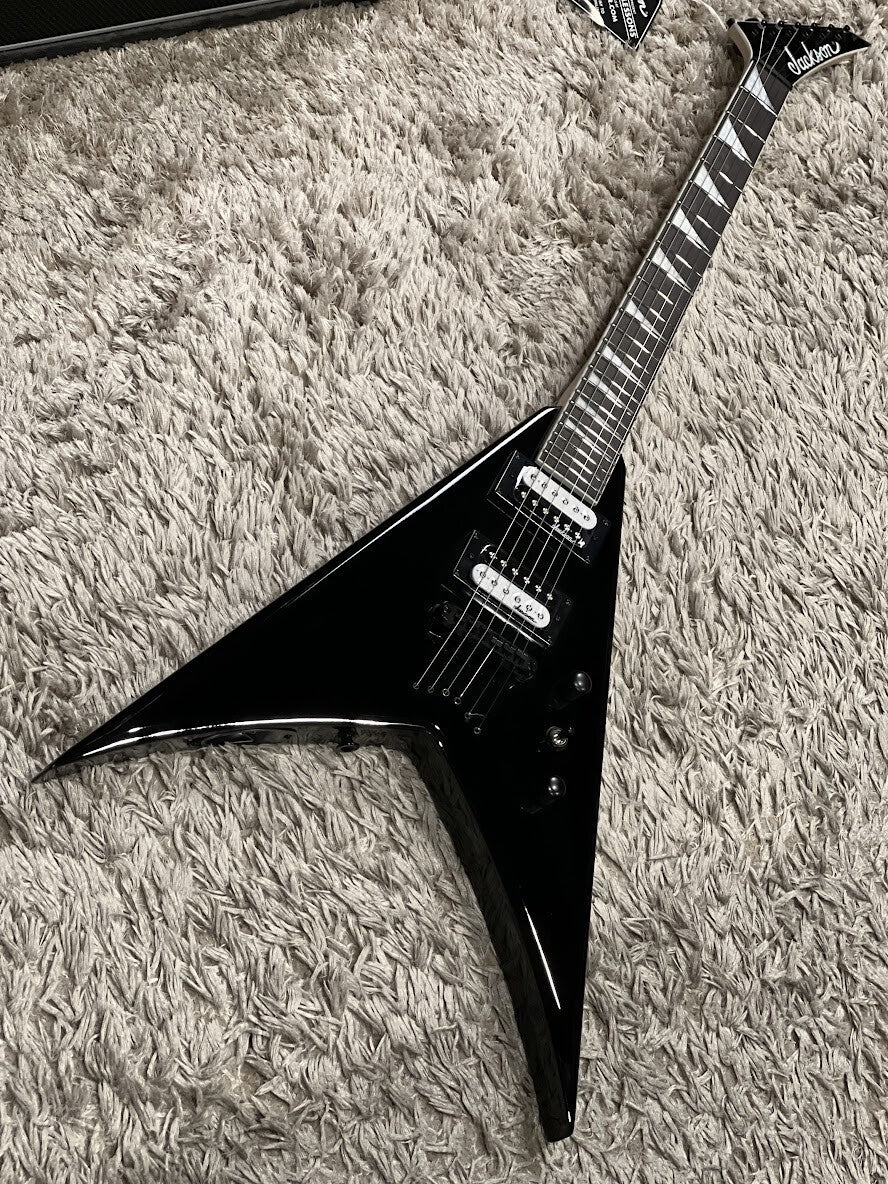 Jackson JS Series King V JS32T with Amaranth FB in Gloss Black