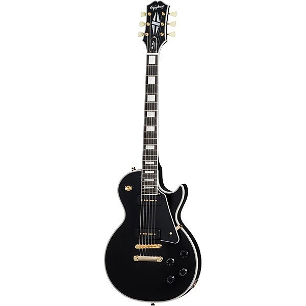 Epiphone Les Paul Custom P-90 in Ebony w/Premium Gigbag