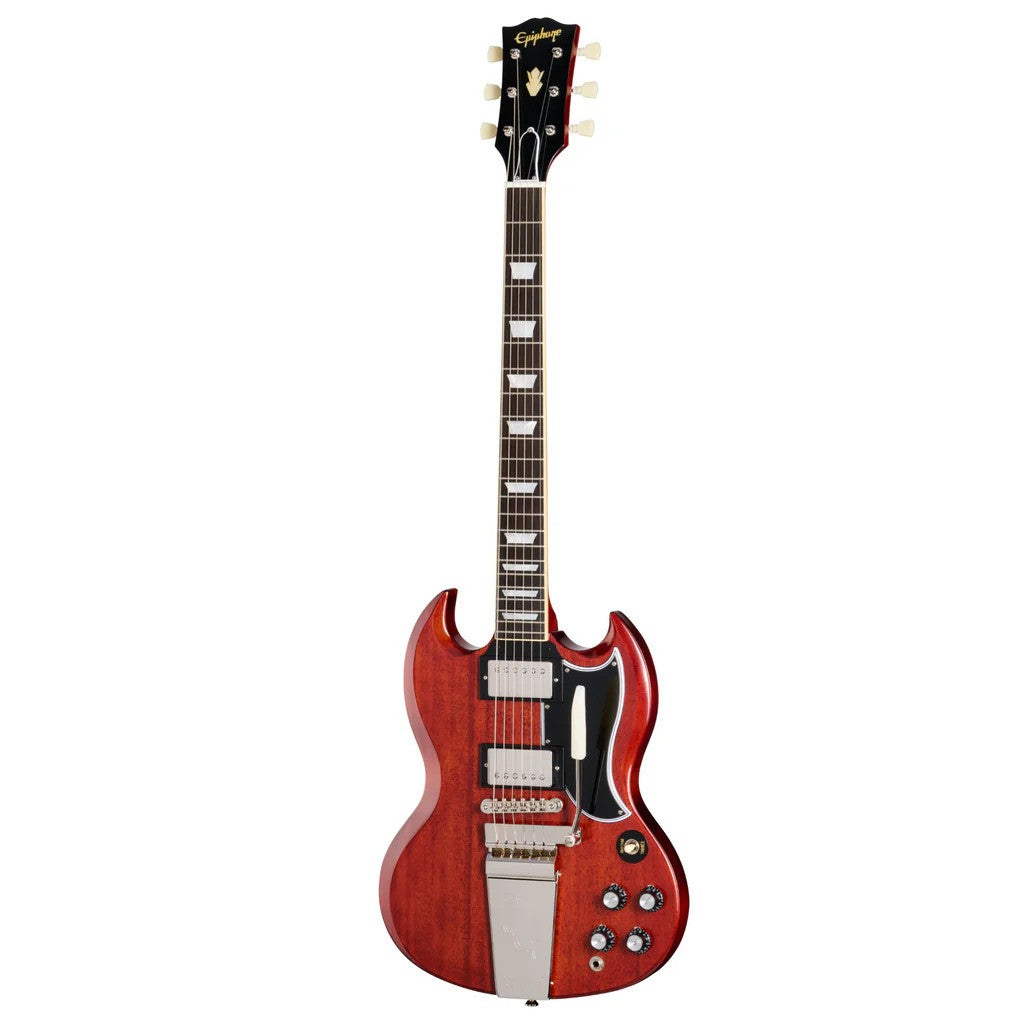 Epiphone 1964 SG Standard with Maestro Vibrola Reissu in Cherry Red w/Case