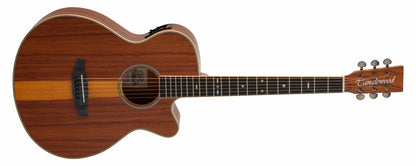 Tanglewood Reunion Pro Super Folk Solid Top Cutway TRU4CEAS w/ EX4 EQ in Natural Satin