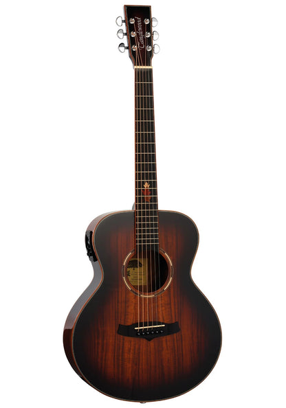 Tanglewood TWX1EK Winterleaf Exotic Mini Top Solid Spruce in Autumn Burst Gloss w/Bag