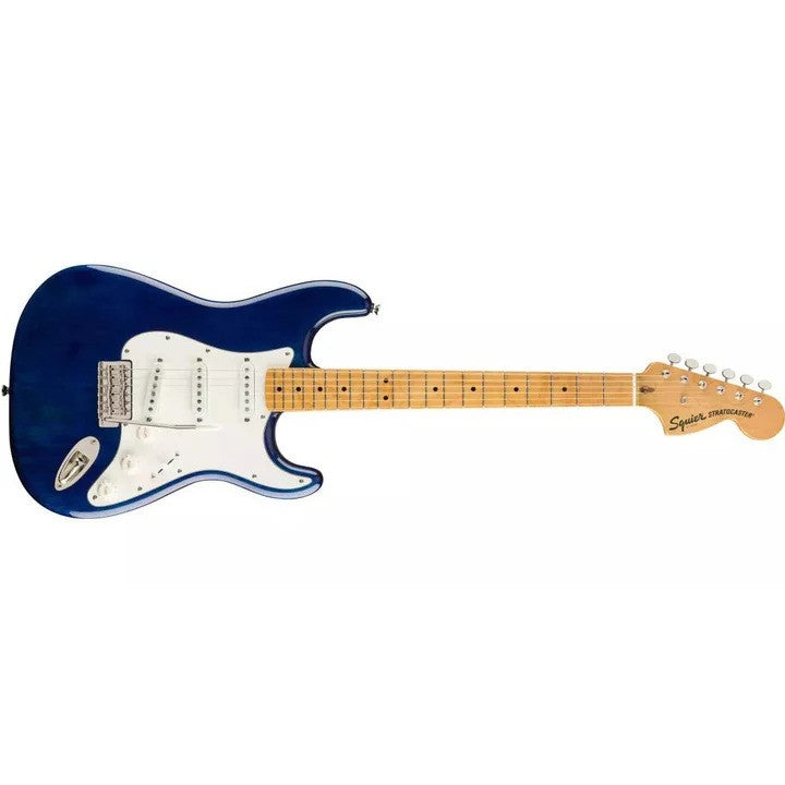 Squier FSR Classic Vibe 70s Stratocaster with Maple FB in Sapphire Blue