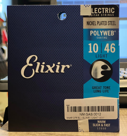 Elixir 12050 Polyweb Electric Guitar Strings Light