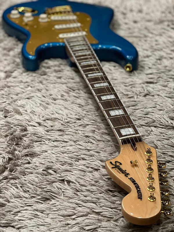 Squier 40th Anniversary Gold Edition Stratocaster in Lake Placid Blue (USED)