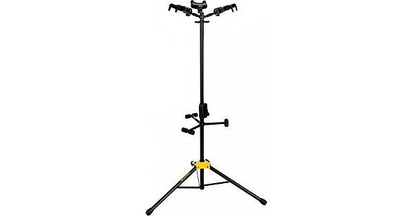 Hercules GS432B Plus Auto Grip System Triple with Foldable Backrest Guitar Stand