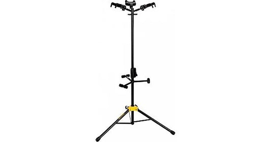 Hercules GS432B Plus Auto Grip System Triple with Foldable Backrest Guitar Stand