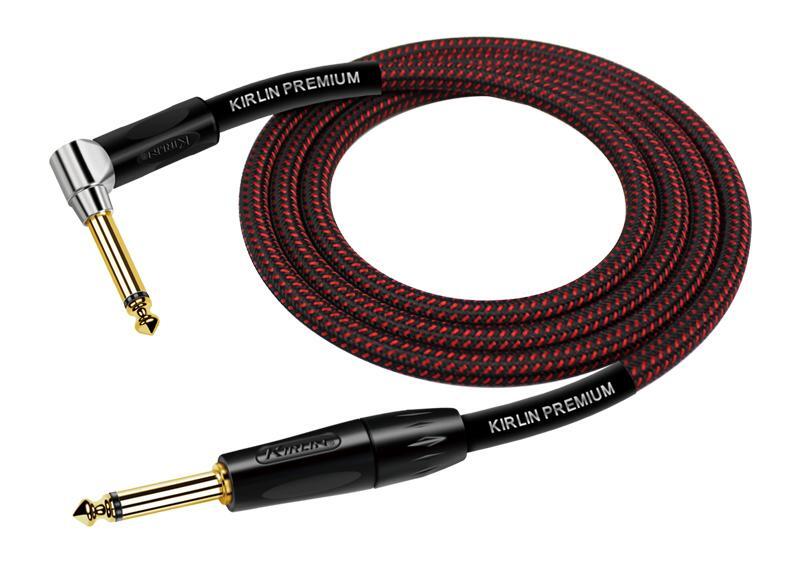 Krilin Instrument Cables IWB-202BFGL (3M) in Black Red