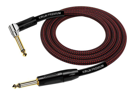 Krilin Instrument Cables IWB-202BFGL (3M) in Black Red
