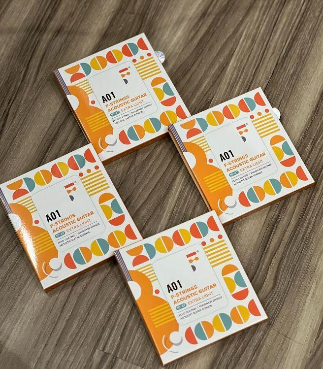 Fstring Acoustic Guitar 10-47 Nano Coating/ Phosphor Bronze Guitar Strings A02