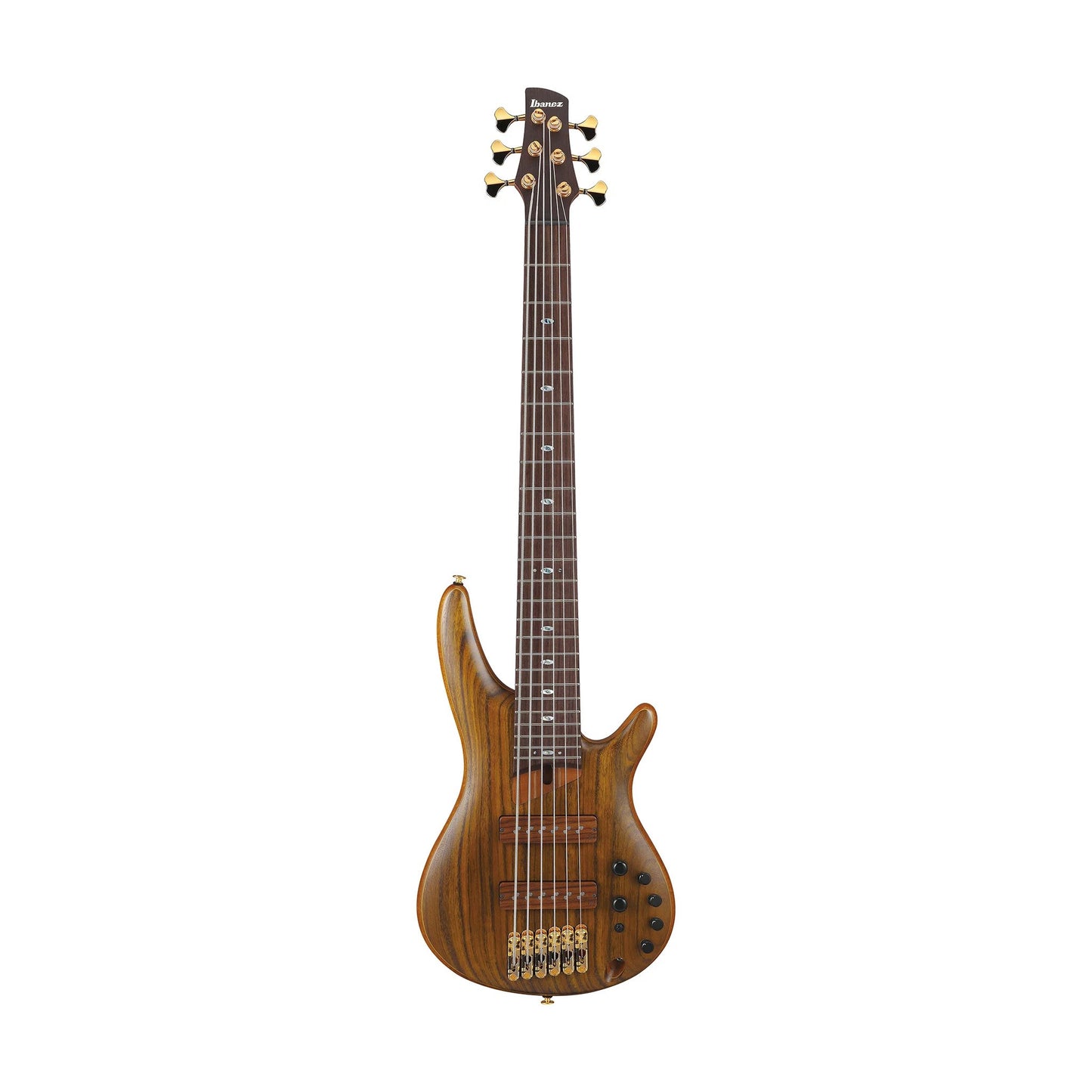 Ibanez SR5506-MHF 6-String Bass in Mocha Flat with Case