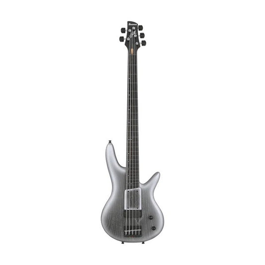 Ibanez GWB25TH-SWF 5-String Electric Bass Guitar w/Gig bag in Silver Wave Burst Flat