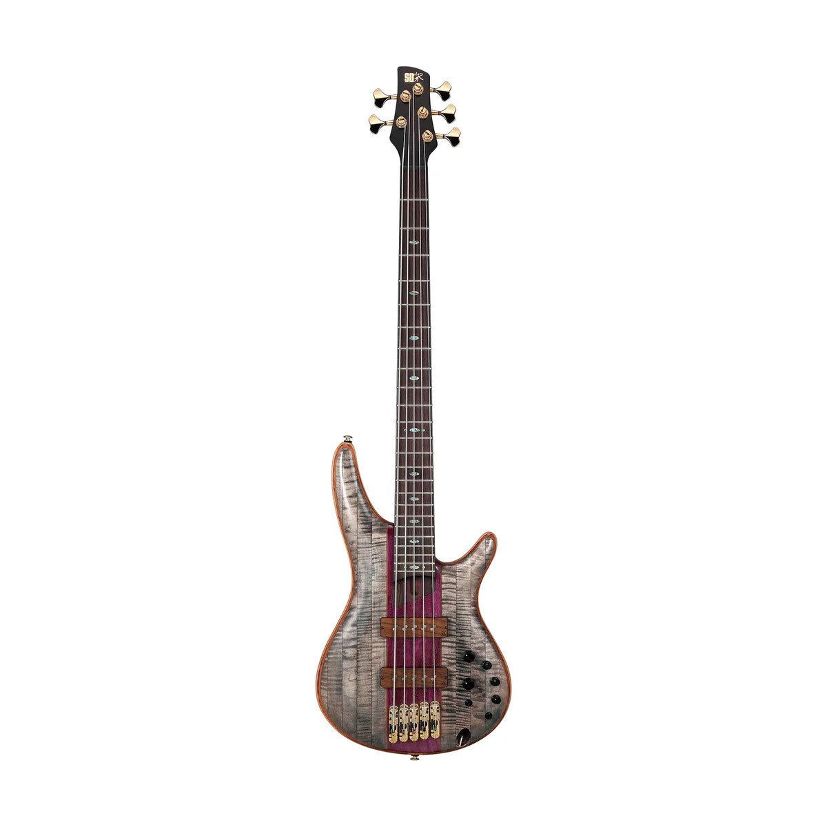 Ibanez SR5CMDX-BTL Premium 5-String Bass in Black Ice Low Gloss ...