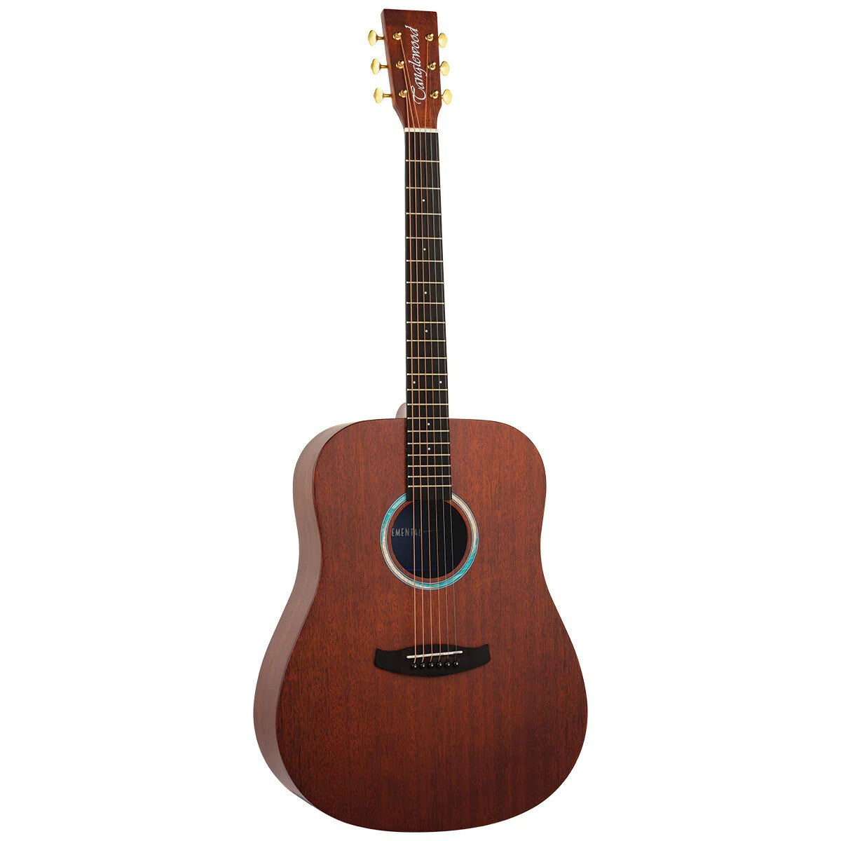 Tanglewood TE5 BL Elemental Solid Top Dreadnought Acoustic in Natural Satin