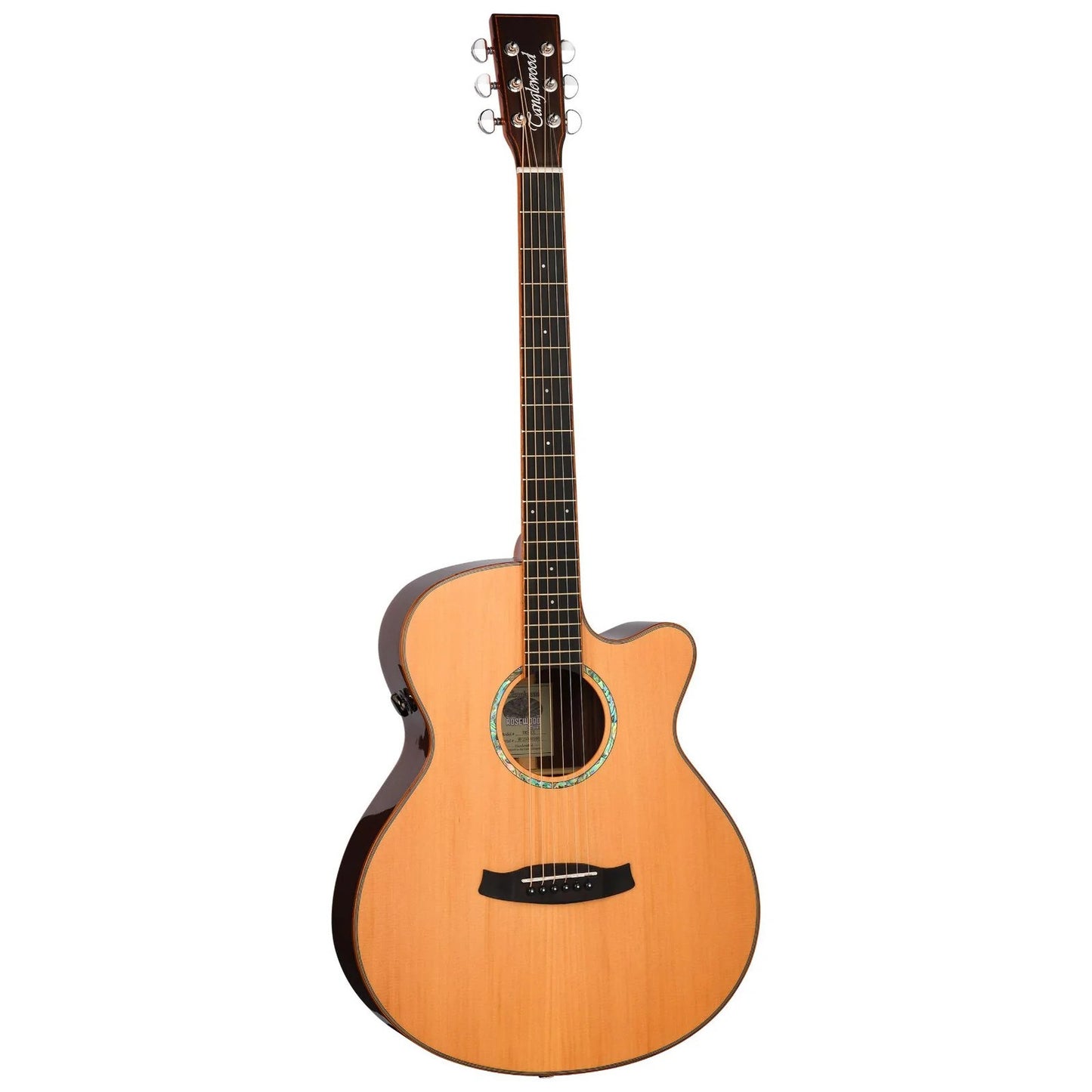 Tanglewood TRS4-CE Rosewood Smart Solid Top SuperFolk Acoustic w/ Pickup in Natural Gloss