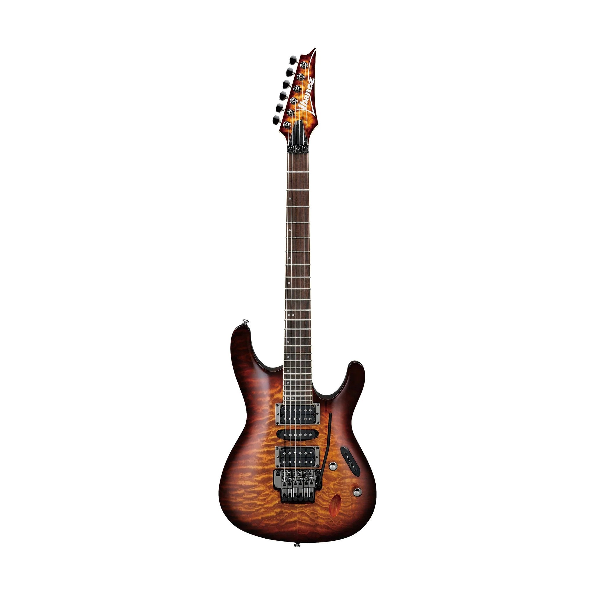 Ibanez S670QM-DEB in Dragon Eye Burst – nafiriguitar.com