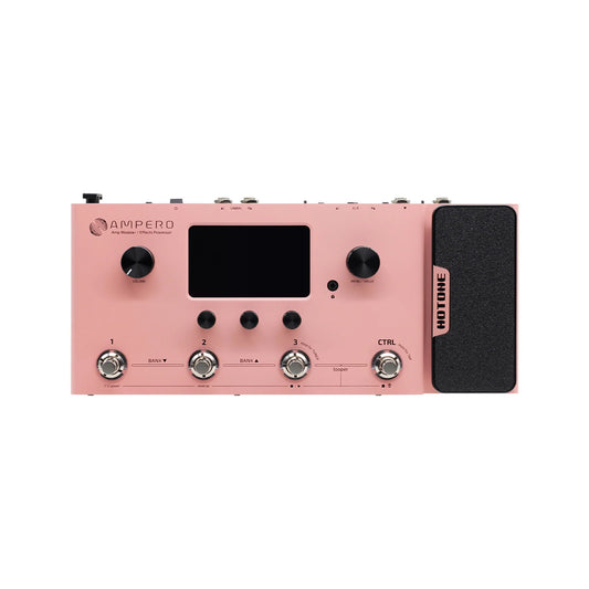 Hotone Limited Edition MP-100 Ampero Multieffects Pedal in Pink