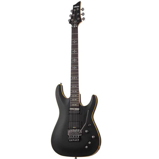 Schecter Demon-6 FR-S in Aged Black Satin