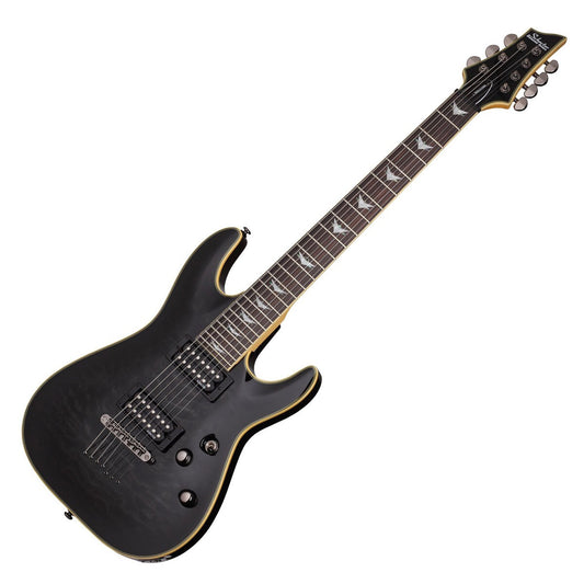 Schecter Omen Extreme-7 in See Thru Black