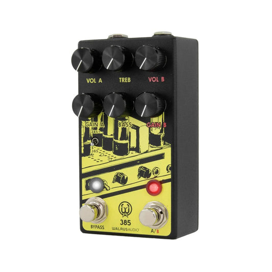 Walrus Audio 385 Overdrive MKII Guitar Effects Pedal in Yellow